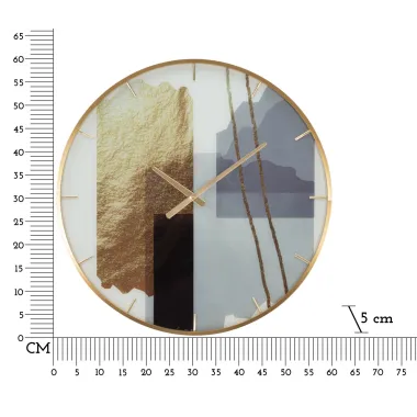 Zegarek GLASS MOTIF 60x5 cm